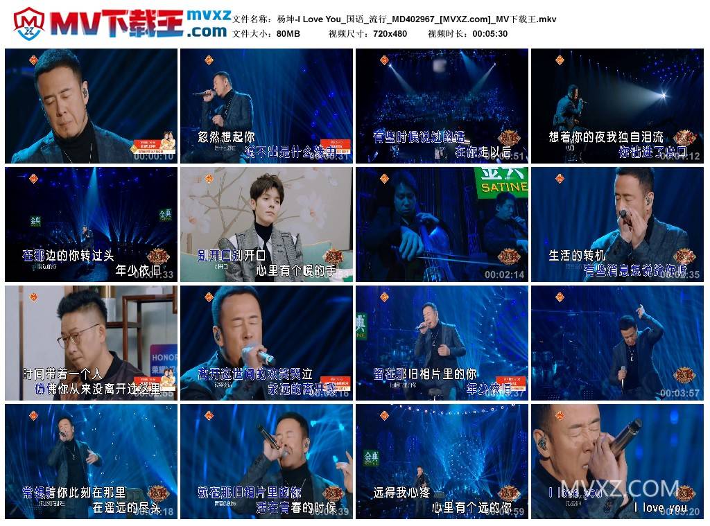 杨坤-I Love You_国语_流行_MD402967